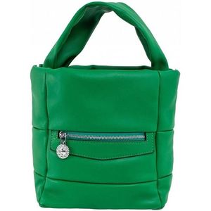 Zelená dámska kabelka s rukoväťou vyobraziť
