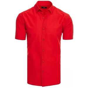 červená košeĺa s krátkym rukávom vyobraziť