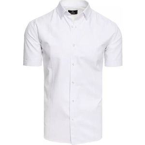 Biela košeĺa s krátkym rukávom vyobraziť