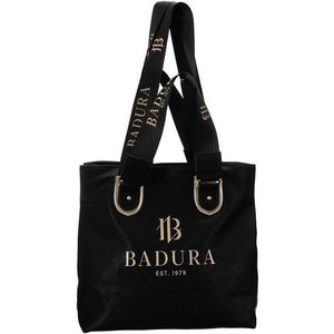 Badura čierna štvorcová shopper bag vyobraziť