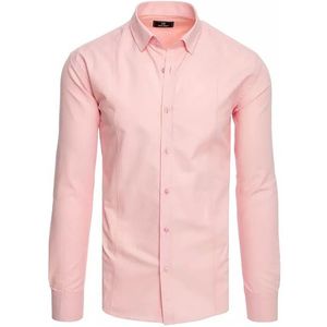 Ružová pánska košeĺa s dlhým rukávom vyobraziť