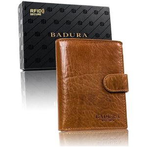 Badura svetlo hnedá kožená peňaženka so zapínaním vyobraziť