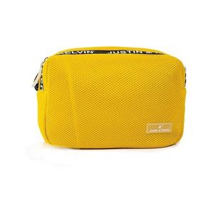 žltá textilné crossbody kabelka vyobraziť