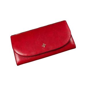 Milano dizajn červená peňaženka s chlopňou vyobraziť