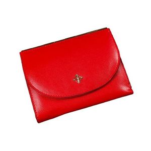 Milano dizajn menšia červená retro peňaženka vyobraziť
