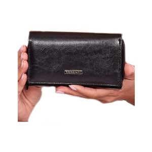 Čierna dámska kožená peňaženka vyobraziť