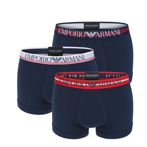 EMPORIO ARMANI - 3PACK cotton stretch marine colore boxerky - limited edition-L (86-91 cm) vyobraziť