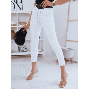 Dámske biele džínsové nohavice MORIA. vyobraziť
