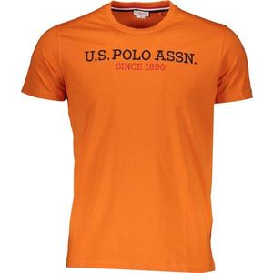 U.S. POLO pánske tričko Farba: oranžová, Veľkosť: XL vyobraziť