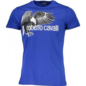 Roberto Cavalli pánske tričko Farba: Modrá, Veľkosť: M vyobraziť