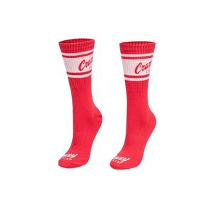 Červené vysoké športové ponožky Crazystep vyobraziť