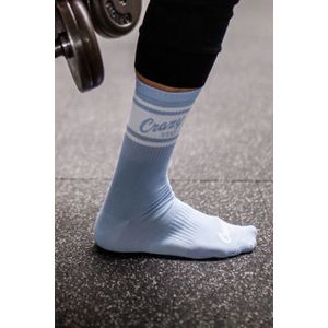 Svetlomodré vysoké športové ponožky Crazystep vyobraziť
