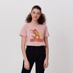 Cropp - Tričko Tom and Jerry - Ružová vyobraziť