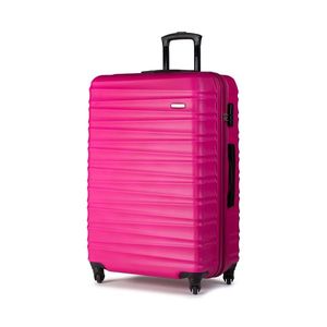 Ružový škrupinový kufor vyobraziť