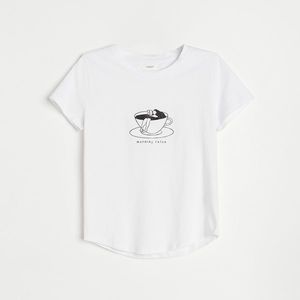 Reserved - Tričko z organickej bavlny - Biela vyobraziť
