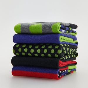 Reserved - 5 páry farebných ponožiek - Zelená vyobraziť