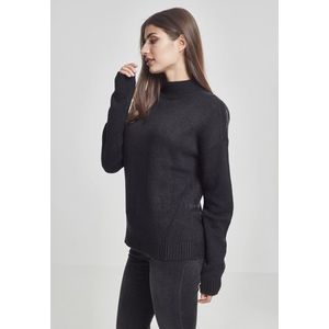 Urban Classics Ladies Oversize Turtleneck Sweater black - 5XL vyobraziť