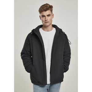 Urban Classics Hooded Easy Jacket black - S vyobraziť
