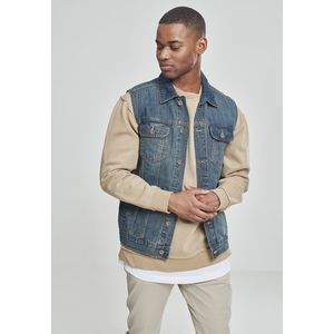 Urban Classics Denim Vest lightblue - S vyobraziť