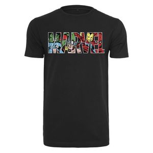 Urban Classics Merchcode Marvel Logo Character Tee black - S vyobraziť