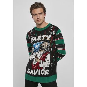 Savior Christmas Sweater black/x-masgreen - M vyobraziť