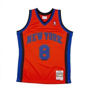 Mitchell & Ness New York Knicks 8 Latrell Sprewell orange Reload 2.0 Swingman Jersey - M vyobraziť