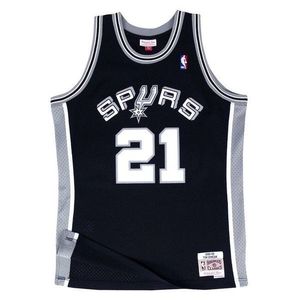 Mitchell & Ness San Antonio Spurs 21 Tim Duncan black Reload 2.0 Swingman Jersey - M vyobraziť