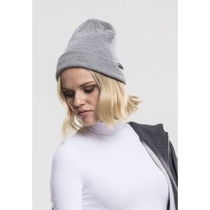 Urban Classics Basic Flap Beanie grey - One Size vyobraziť