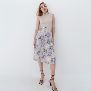 Mohito - Kvetovaná sukňa - Viacfarebná vyobraziť