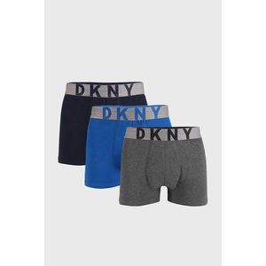 3 PACK modro-sivých boxeriek DKNY Cullman vyobraziť