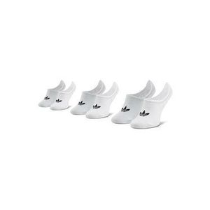 adidas Súprava 3 párov krátkych ponožiek unisex No-Show Socks 3P FM0676 Biela vyobraziť