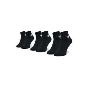 adidas Súprava 3 párov vysokých ponožiek unisex Mid-Cut Crew FM0643 Čierna vyobraziť