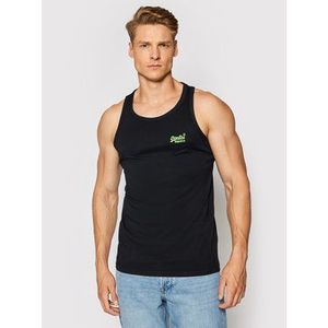 Superdry Tank top Ol NeonLite Vest M6010615A Čierna Regular Fit vyobraziť