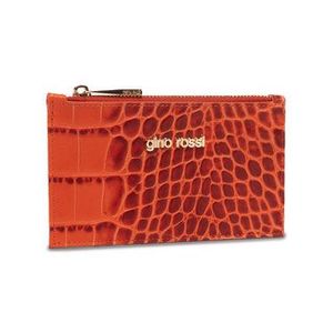 Gino Rossi Malá dámska peňaženka Croco 0003-LIB Oranžová vyobraziť