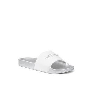 Tommy Hilfiger Šľapky Metallic Pool Slide FW0FW05760 Biela vyobraziť