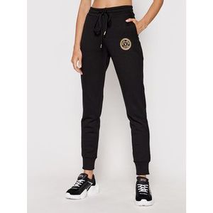 Versace Jeans Couture Teplákové nohavice V-Emblem Foill 71HAAT03 Čierna Regular Fit vyobraziť
