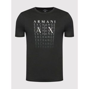 Armani Exchange Tričko 6KZTBW ZJV5Z 1200 Čierna Regular Fit vyobraziť