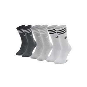 adidas Súprava 3 párov vysokých ponožiek unisex Solid Crew Sock H62021 Farebná vyobraziť