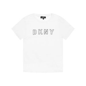 DKNY Tričko D35Q77 D Biela Regular Fit vyobraziť