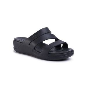 Crocs Šľapky Monterey Wedge W 206304 Čierna vyobraziť