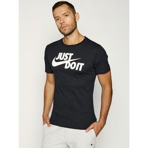 Nike Tričko Just Do It Swoosh AR5006 Čierna Regular Fit vyobraziť