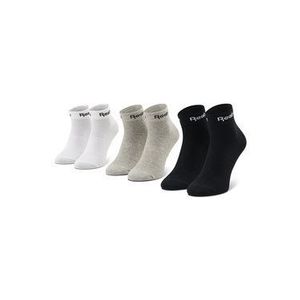 Reebok Súprava 3 párov kotníkových ponožiek unisex Act Core Ankle Sock 3P GH8168 Biela vyobraziť