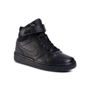 Nike Topánky Court Borough Mid 2 (GS) CD7782 001 Čierna vyobraziť