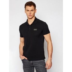 EA7 Emporio Armani Polokošeľa 6HPF10 PJ5AZ 1200 Čierna Regular Fit vyobraziť