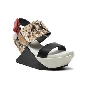 United Nude Sandále Delta Wedge Sandal 10413694156 Béžová vyobraziť