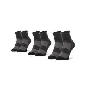Reebok Súprava 3 párov vysokých ponožiek unisex Te Ank Sock 3P GH0419 Čierna vyobraziť