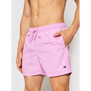 Tommy Hilfiger Plavecké šortky Medium UM0UM02041 Ružová Slim Fit vyobraziť