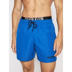 Calvin Klein Swimwear Plavecké šortky Double Wb KM0KM00552 Modrá Regular Fit vyobraziť