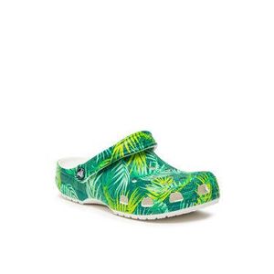Crocs Šľapky Classic Tropical Clog 207179 Zelená vyobraziť