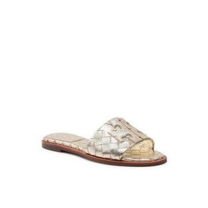 Tory Burch Šľapky Inver Woven Slide 84594 Zlatá vyobraziť